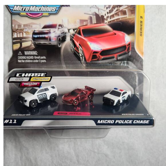 Micro Machines Micro Police Chase #11 Series 3 Starter Pack New Sealed 2020 - Picture 2 of 8